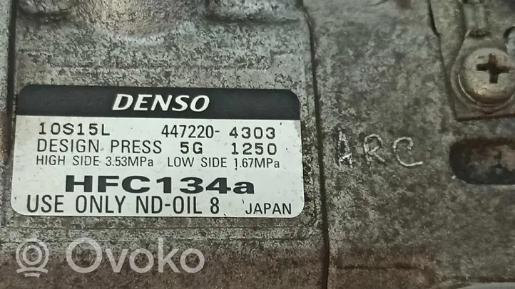 Toyota RAV 4 (XA20) Gaisa kondicioniera kompresors (sūknis) 4472204303