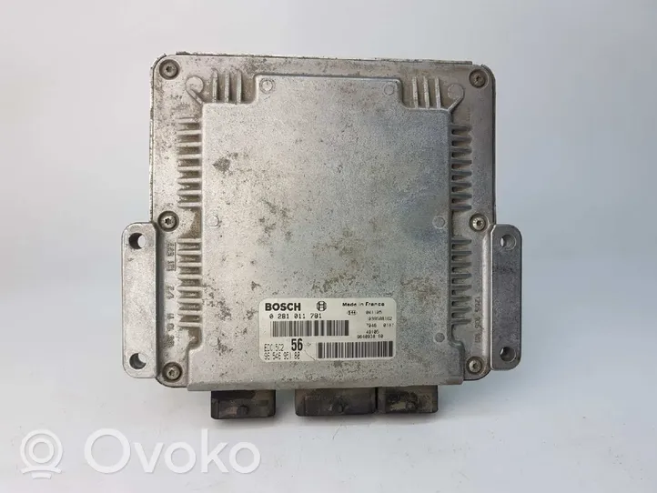 Peugeot 607 Unité de commande, module ECU de moteur 9654695180