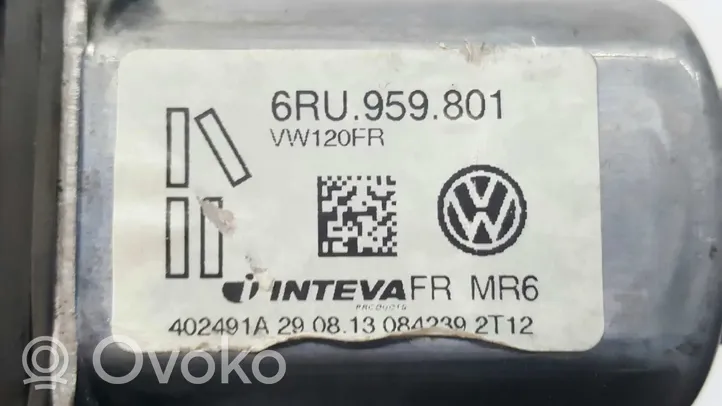 Volkswagen Up Front door electric window regulator 1S0959801