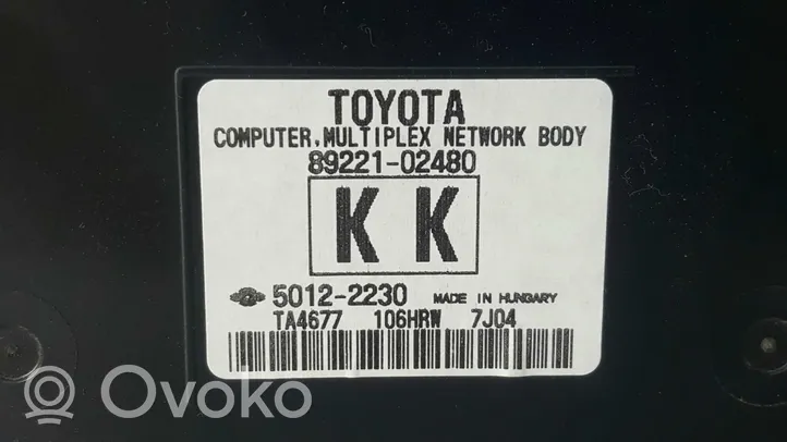 Toyota Auris E180 Comfort/convenience module 5012-2230