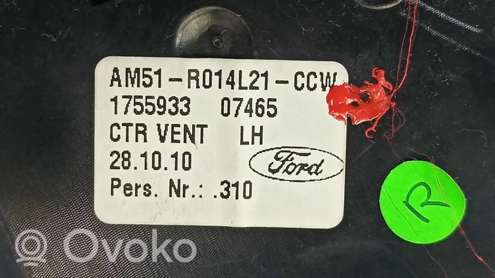 Ford C-MAX I Dysze / Kratki środkowego nawiewu deski rozdzielczej AM51-R014L21-CCW