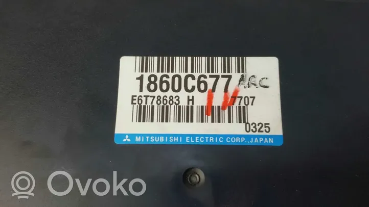 Mitsubishi ASX Motora vadības bloka ECU E6T78683H