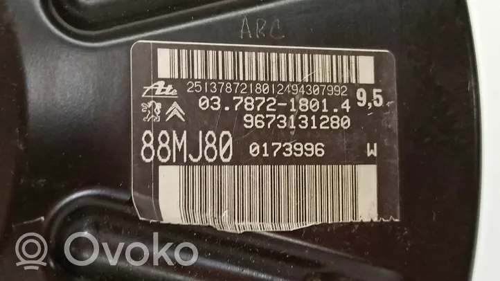 Citroen C4 II Picasso Bremžu vakuuma pastiprinātājs 03787218014