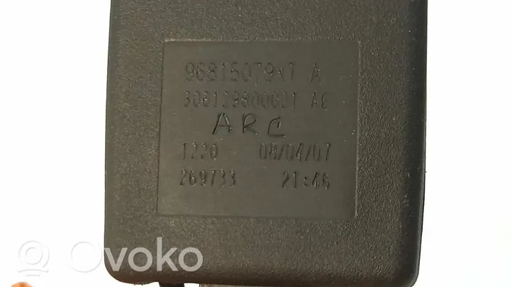 Citroen Berlingo Boucle de ceinture de sécurité avant 96815079XT