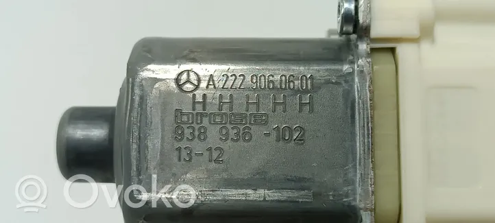 Mercedes-Benz S W222 Takaoven ikkunan nostomoottori 938936102