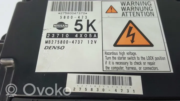 Nissan Pathfinder R51 Motora vadības bloka ECU MB2758004737