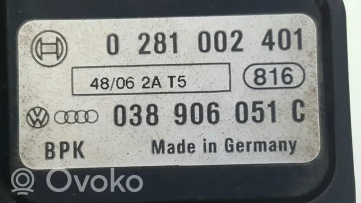 Audi A8 S8 D3 4E Capteur de pression d'air 0281002401