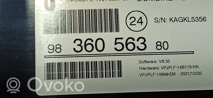 Peugeot 2008 II Speedometer (instrument cluster) VPJPLF-10849-EM