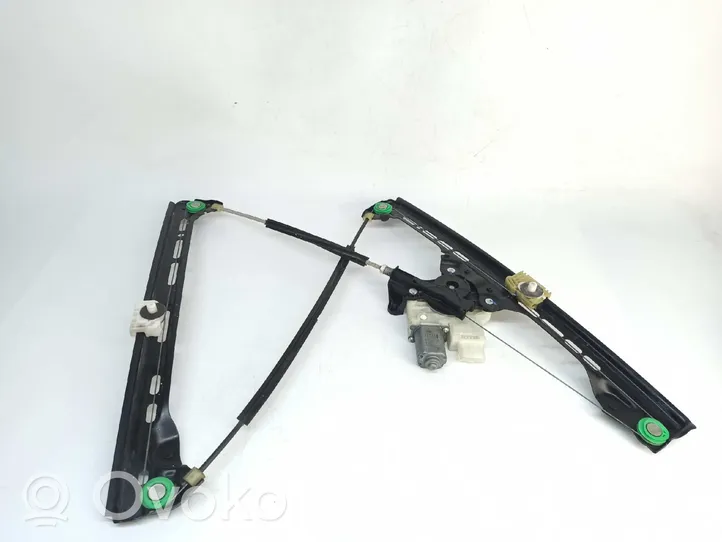 Citroen C4 II Picasso Front door window regulator with motor 9675924680