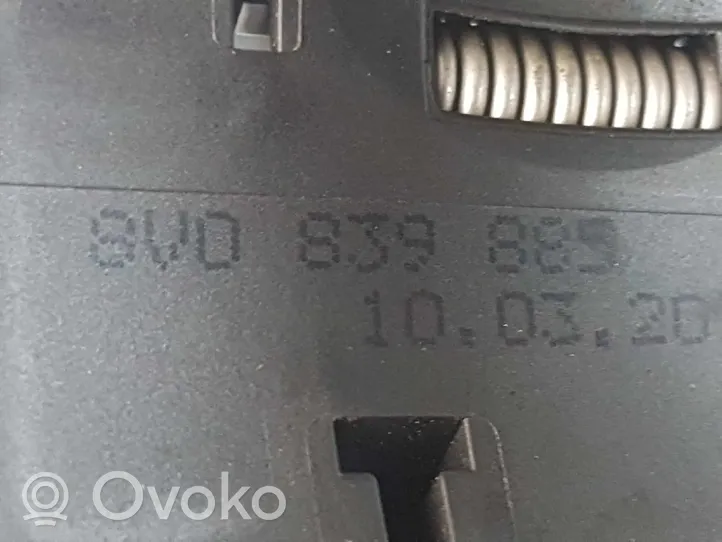 Audi A3 S3 8V Klamka zewnętrzna drzwi tylnych 8V0839885