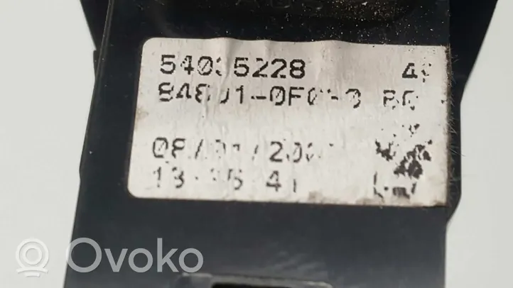 Toyota Corolla Verso E121 Interrupteur commade lève-vitre 848010F030BO