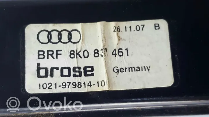Audi A4 S4 B8 8K Etuoven ikkunan nostin moottorilla 1021-979814-10