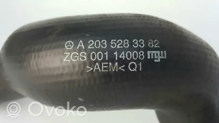 Mercedes-Benz C W203 Oro vamzdis į turbiną ZGS00114008