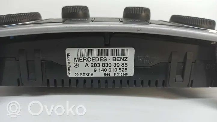 Mercedes-Benz C W203 Unité de contrôle climatique 9140010525