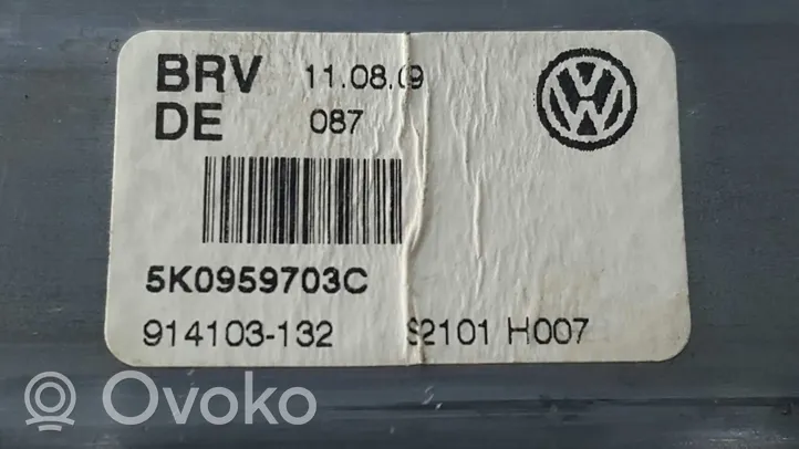 Volkswagen Golf VI Moteur de lève-vitre de porte arrière 