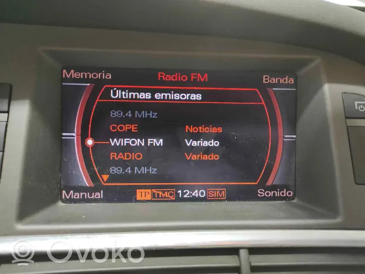 Audi A6 S6 C6 4F Stacja multimedialna GPS / CD / DVD 6349EM047510480