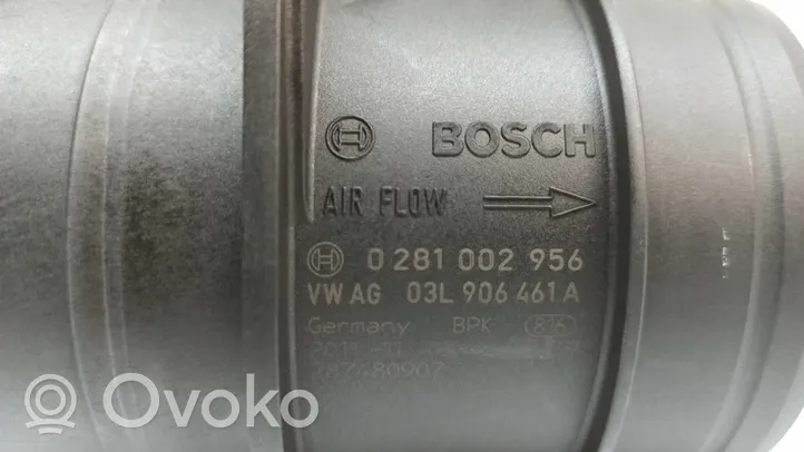 Volkswagen Golf VI Luftmassenmesser Luftmengenmesser 0281002956