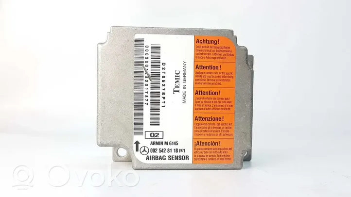 Mercedes-Benz ML W163 Airbag control unit/module 