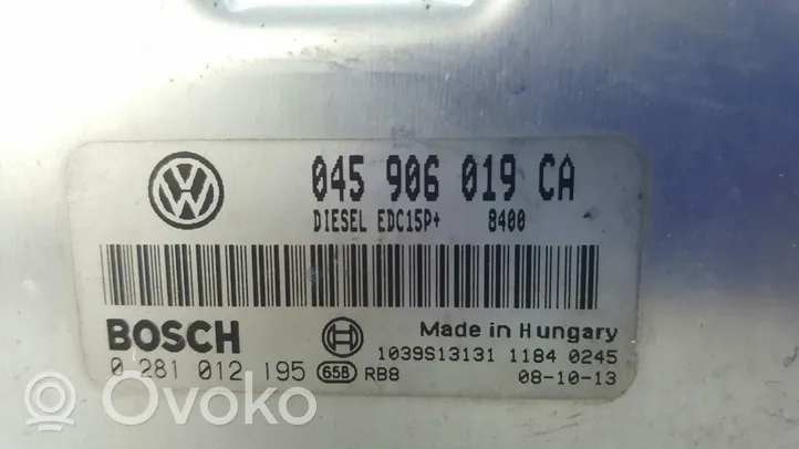 Volkswagen Polo IV 9N3 Centralina/modulo motore ECU 0281012195