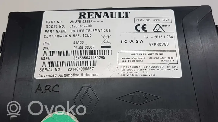 Renault Kangoo II Inne komputery / moduły / sterowniki 51986167A00