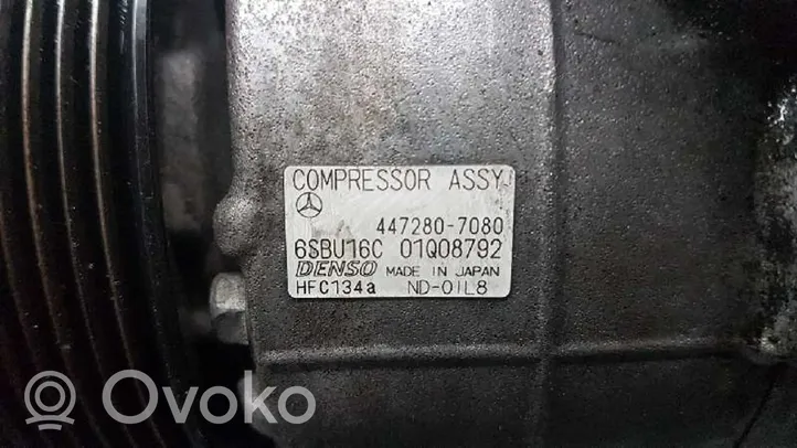 Mercedes-Benz E W212 Compressore aria condizionata (A/C) (pompa) 4472807080