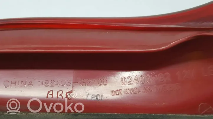 Hyundai Ioniq Tailgate rear/tail lights 92403G2