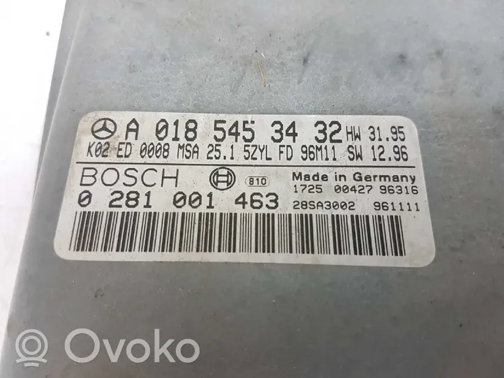 Mercedes-Benz C W202 Centralina/modulo motore ECU 0281001463