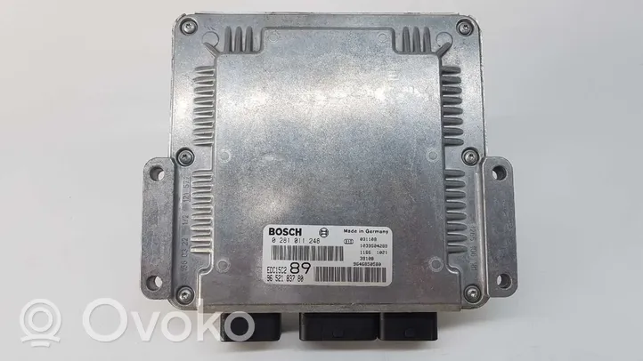 Peugeot 307 Unité de commande, module ECU de moteur 