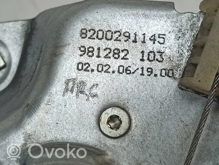 Renault Clio III Elektryczny podnośnik szyby drzwi 981282103