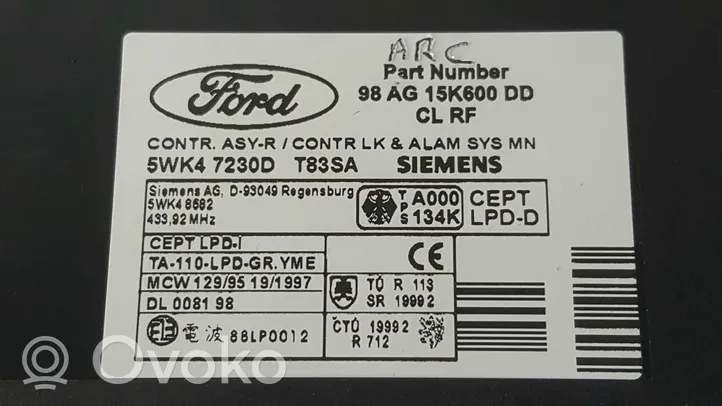 Ford Focus Moduł / Sterownik komfortu 5WK47230D