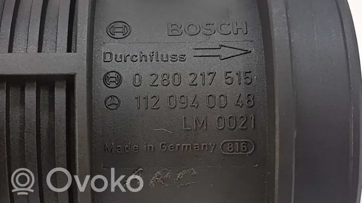 Mercedes-Benz E W211 Przepływomierz masowy powietrza MAF A1120940048