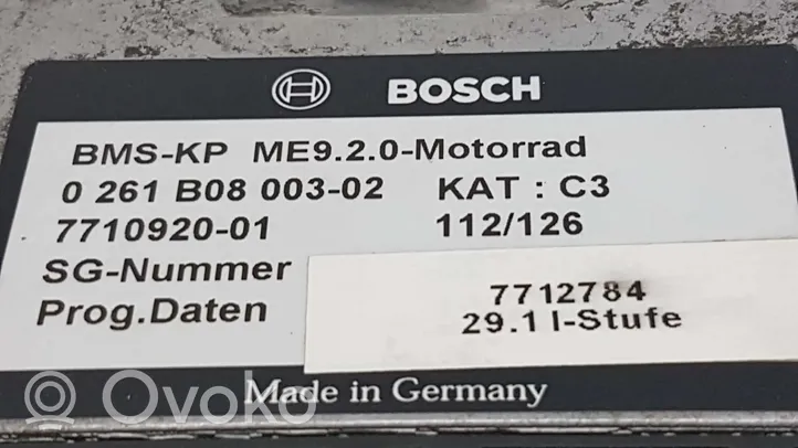 BMW 4 F36 Gran coupe Centralina/modulo motore ECU 0261B0800302