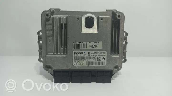 Peugeot 307 Unité de commande, module ECU de moteur 9656161880