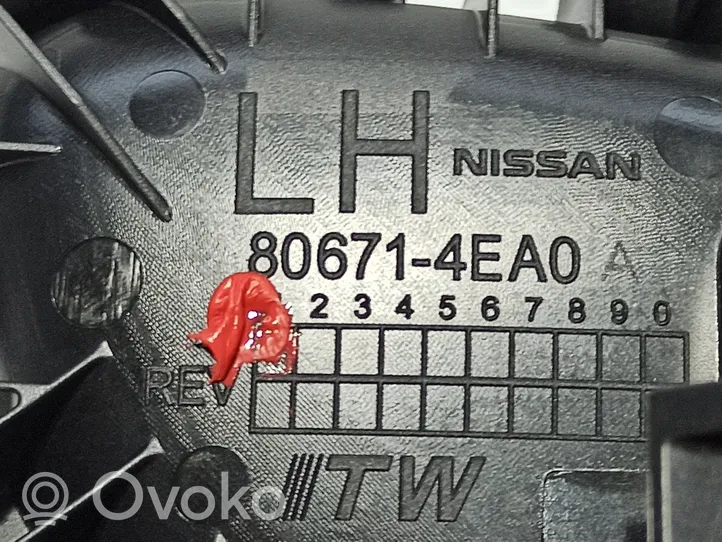 Nissan Qashqai+2 Klamka wewnętrzna drzwi 80671-4EA0