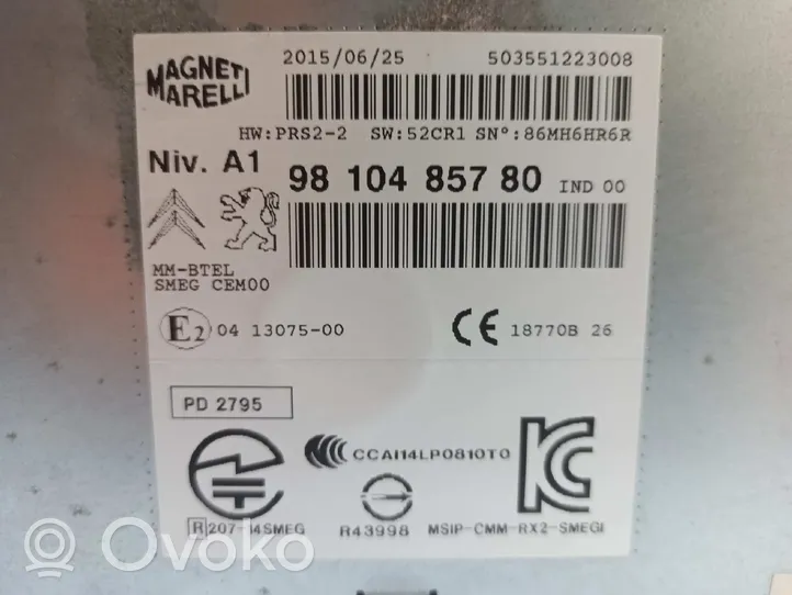 Citroen C4 II Picasso Moduł / Sterownik GPS 9810485780