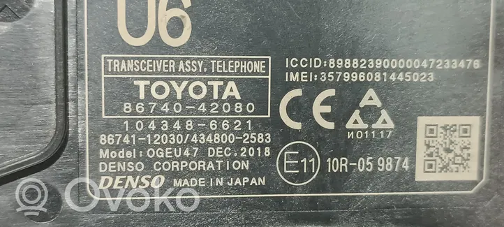 Toyota RAV 4 (XA40) Muut ohjainlaitteet/moduulit 