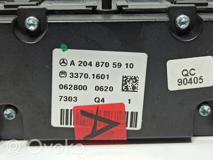 Mercedes-Benz C W204 Przycisk / Przełącznik zawieszenia A20487059109107
