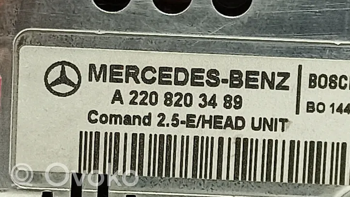 Mercedes-Benz S W220 Navigaatioyksikkö CD/DVD-soitin 7612001441