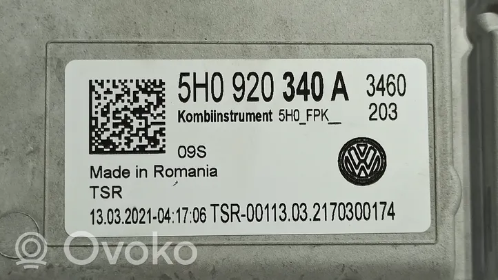 Volkswagen Golf VIII Nopeusmittari (mittaristo) A3C0505131000