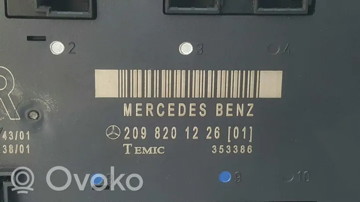 Mercedes-Benz CLK A209 C209 Kiti valdymo blokai/ moduliai 