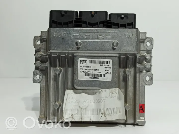 Peugeot 3008 I Unité de commande, module ECU de moteur 9667083880