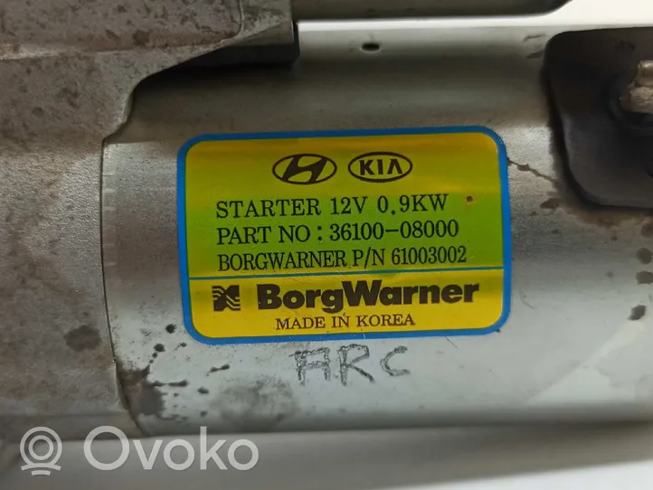 KIA Stonic Starter motor 36100-08000