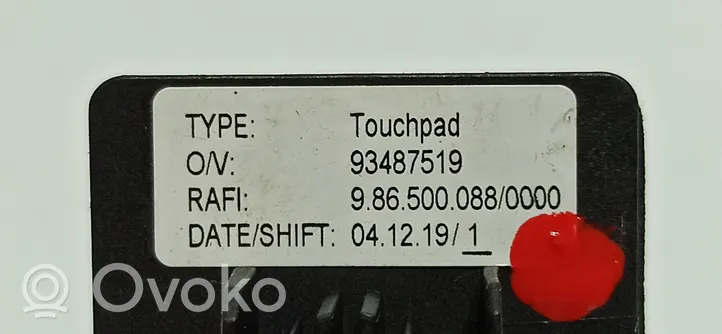 Opel Corsa F Takaluukun/tavaratilan luukun ulkokahva 93487519