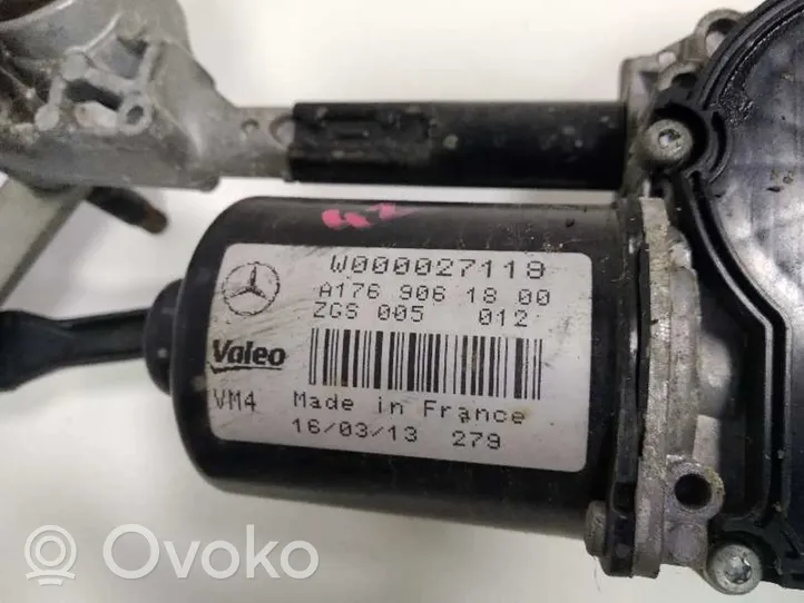 Mercedes-Benz A W176 Etupyyhkimen vivusto ja moottori A1769061800