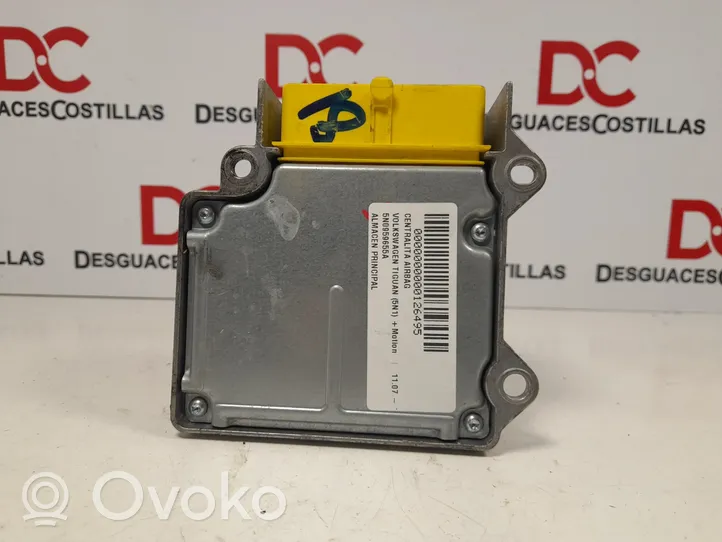 Volkswagen Tiguan Module de contrôle airbag 5N0959655A