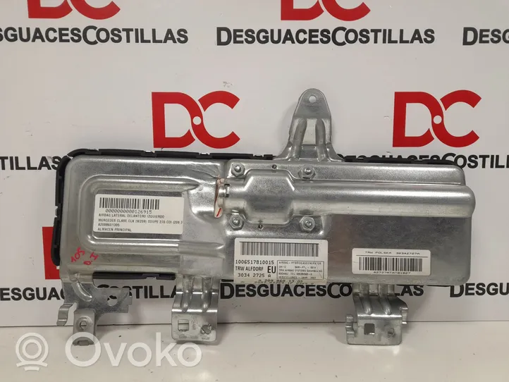 Mercedes-Benz CLK A209 C209 Etuoven turvatyyny A2098601305