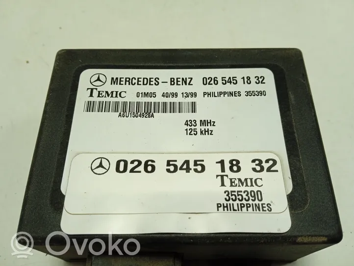 Mercedes-Benz Vito Viano W638 Kiti valdymo blokai/ moduliai 0265451832