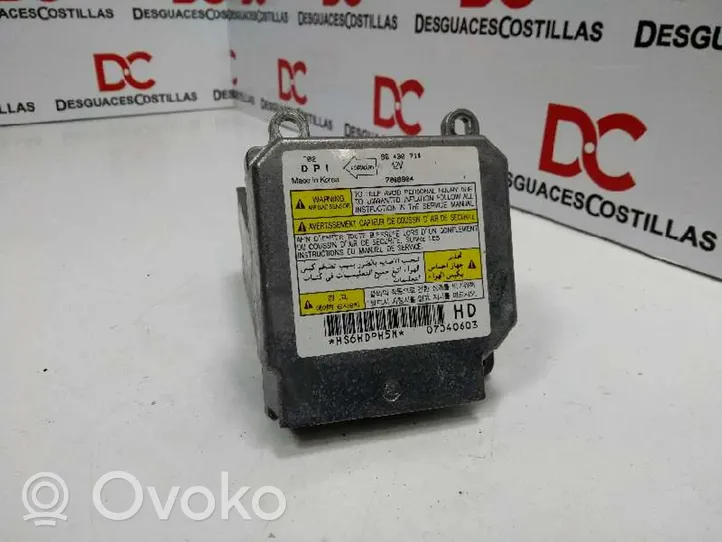 Daewoo Kalos Centralina/modulo airbag 96430714