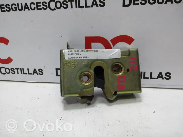 Audi 80 90 B3 Serrure 893837016A