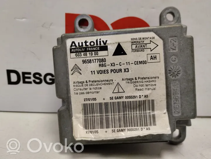 Citroen C5 Airbag control unit/module 9658177080